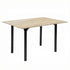 Modern Beige Yellow Travertine Effect Finish Dining Table - INEL TRAVERTINE