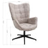 Iris  Faux Leather Accent Chair