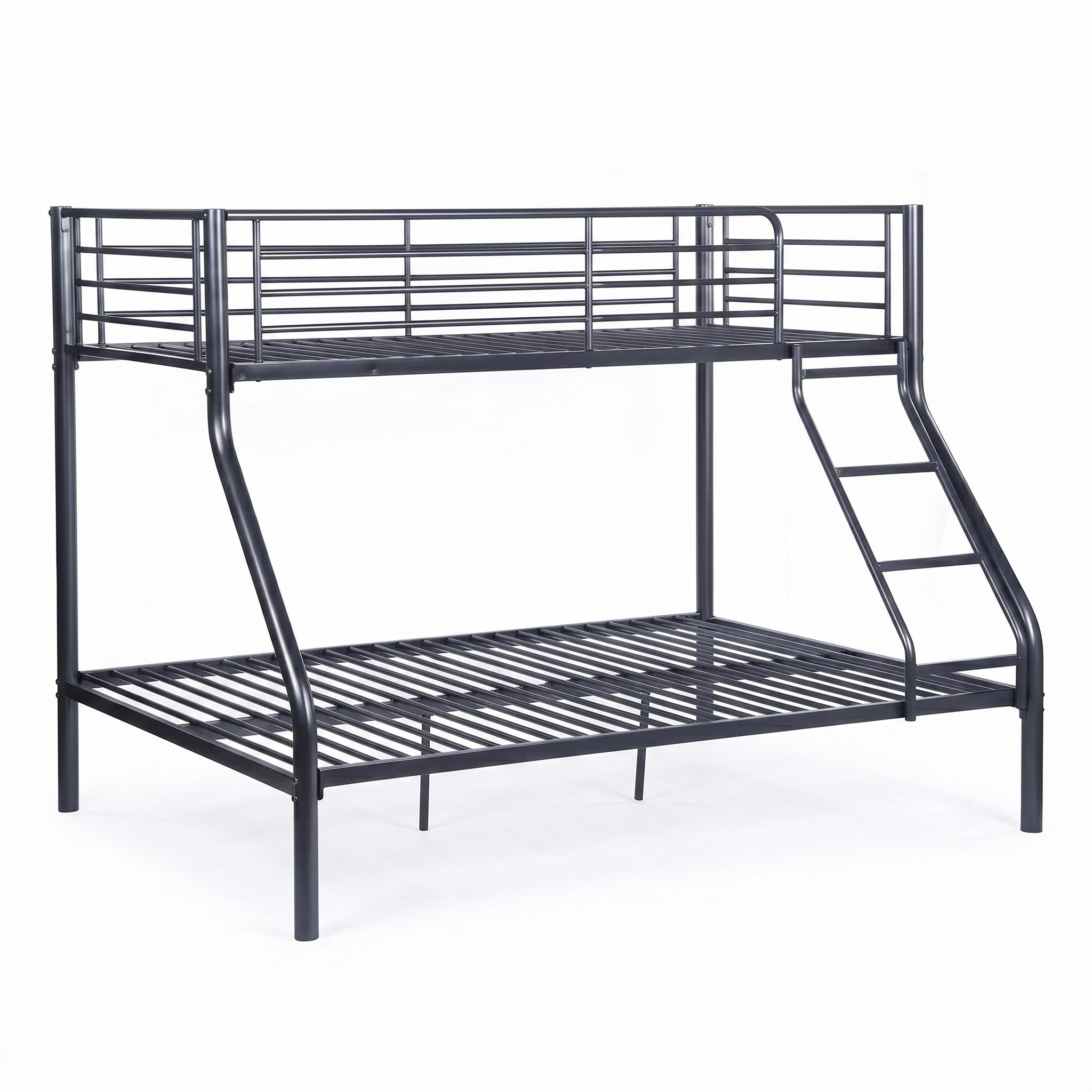 Modern Space-Saving Steel Bunk Bed - JAZZ BLACK NEW