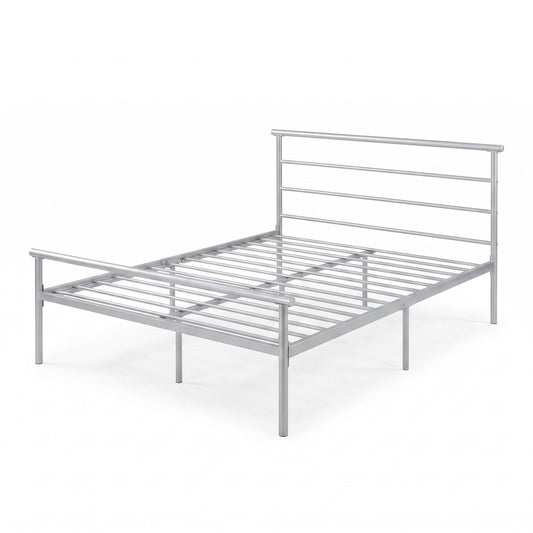 Modern Silver Metal Frame - JEROME DB
