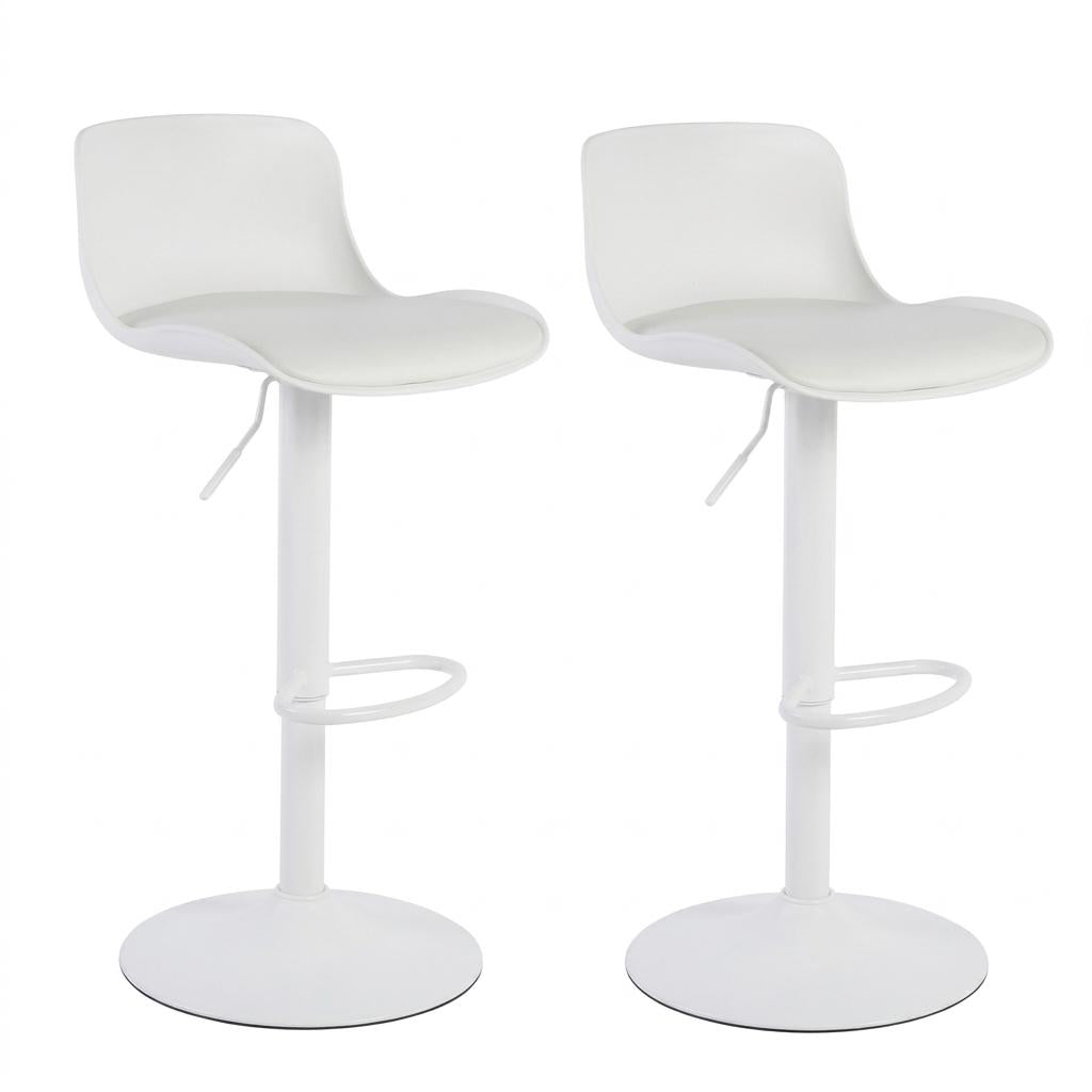 Jevon White Bar Stool