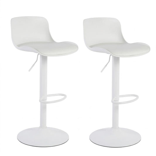 Jevon White Bar Stool