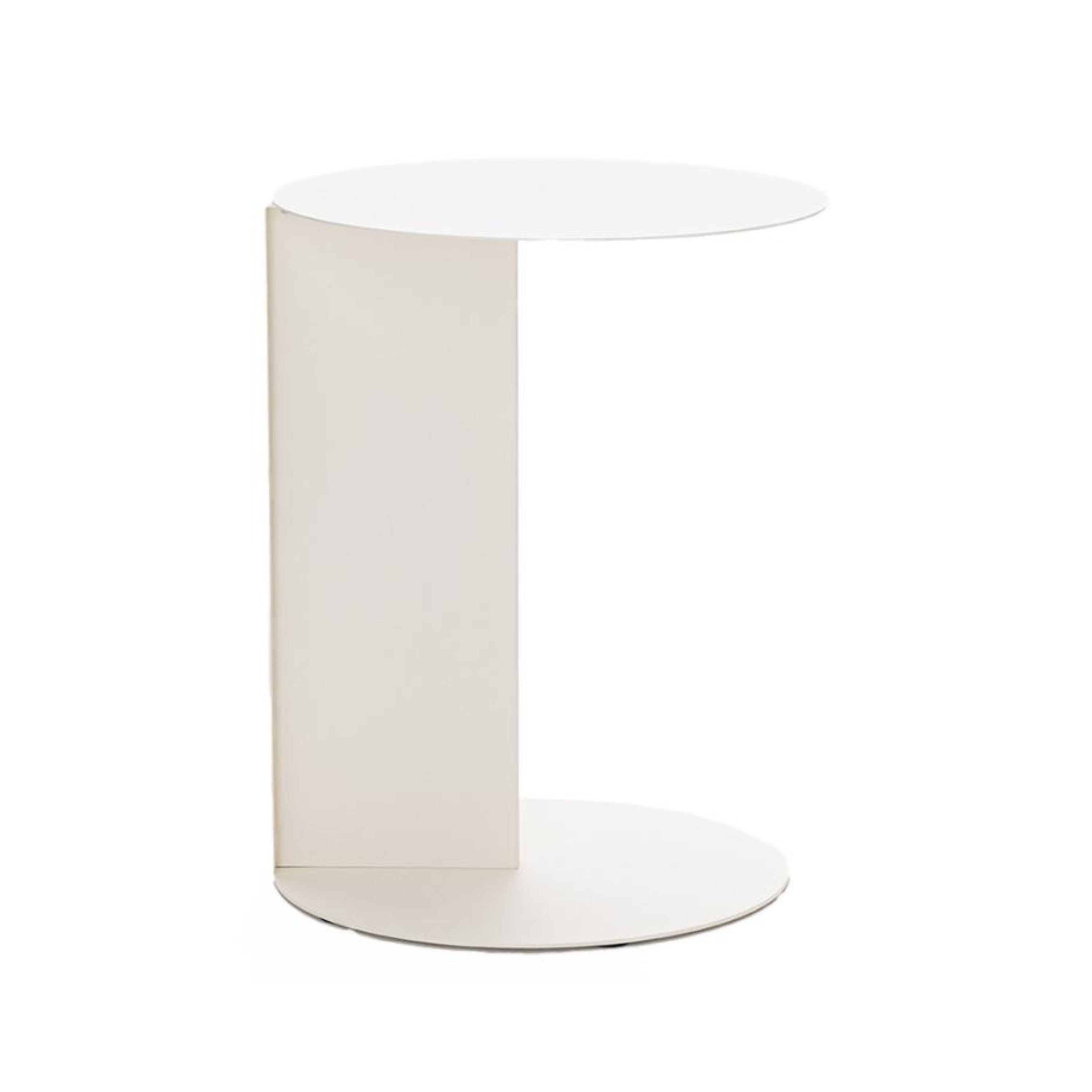 Modern Minimalist Iron End Table - JIMY BEIGE