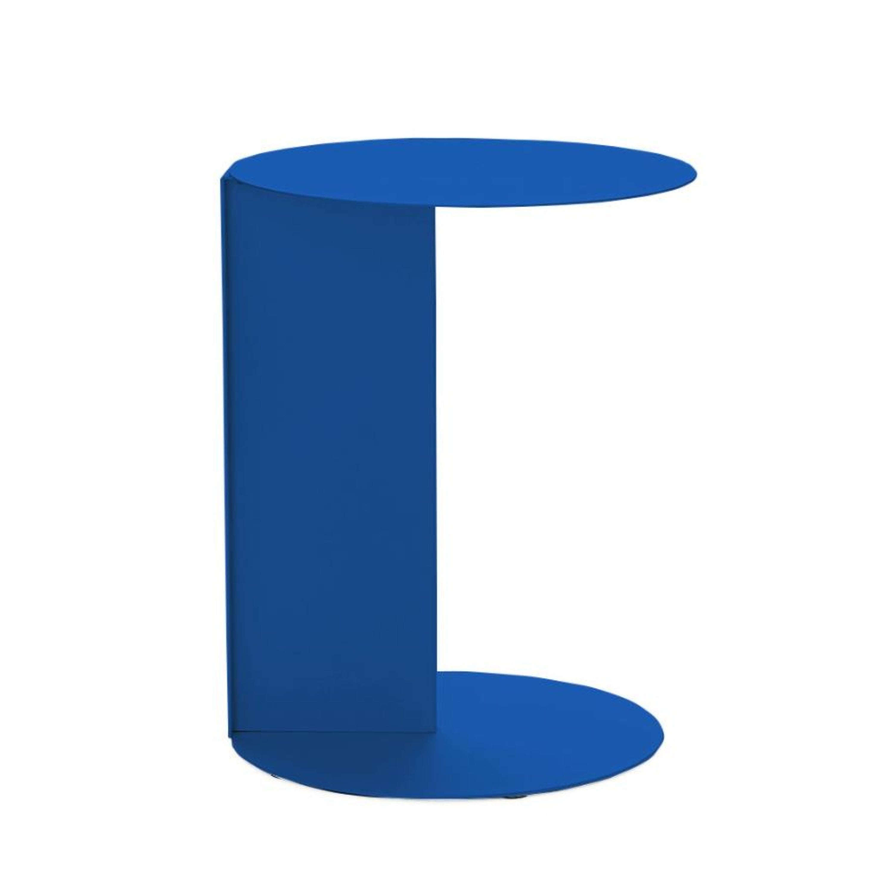 Modern Blue Iron Accent Table - JIMY BLUE