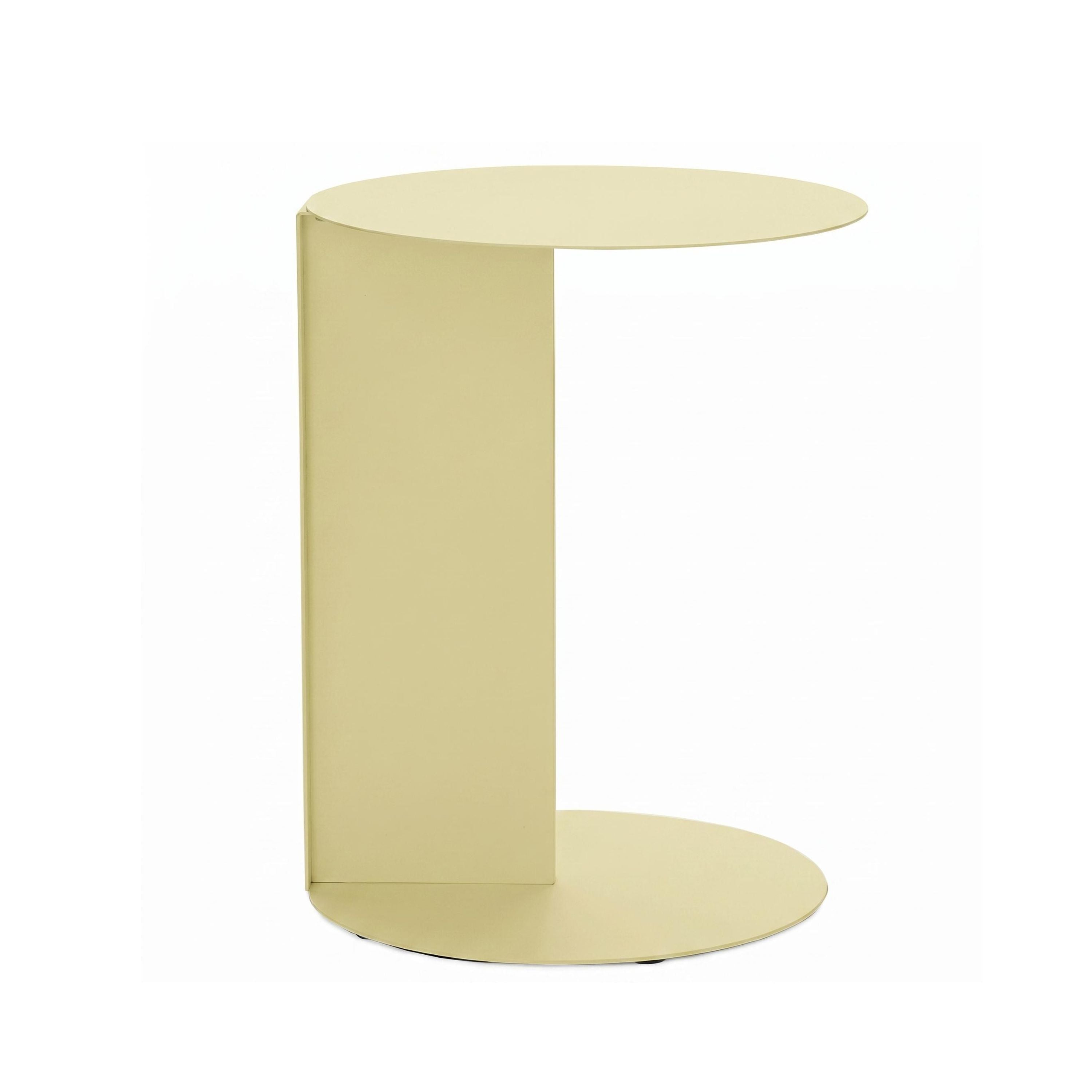 Modern Iron Side Table, Space-Saving Design - JIMY YELLOW
