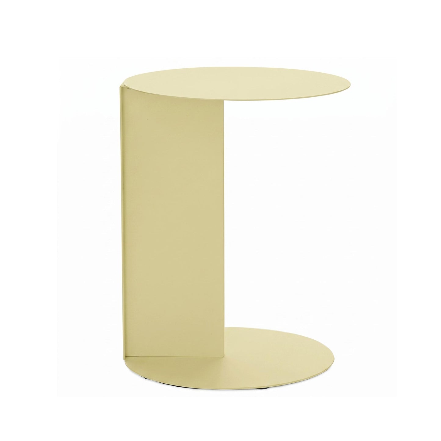 Modern Iron Side Table, Space-Saving Design - JIMY YELLOW