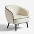 Modern Velvet Accent, Piped Detailing - JOANNA HOPE CAMILLE Chair