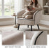 Modern Velvet Accent, Piped Detailing - JOANNA HOPE CAMILLE Chair