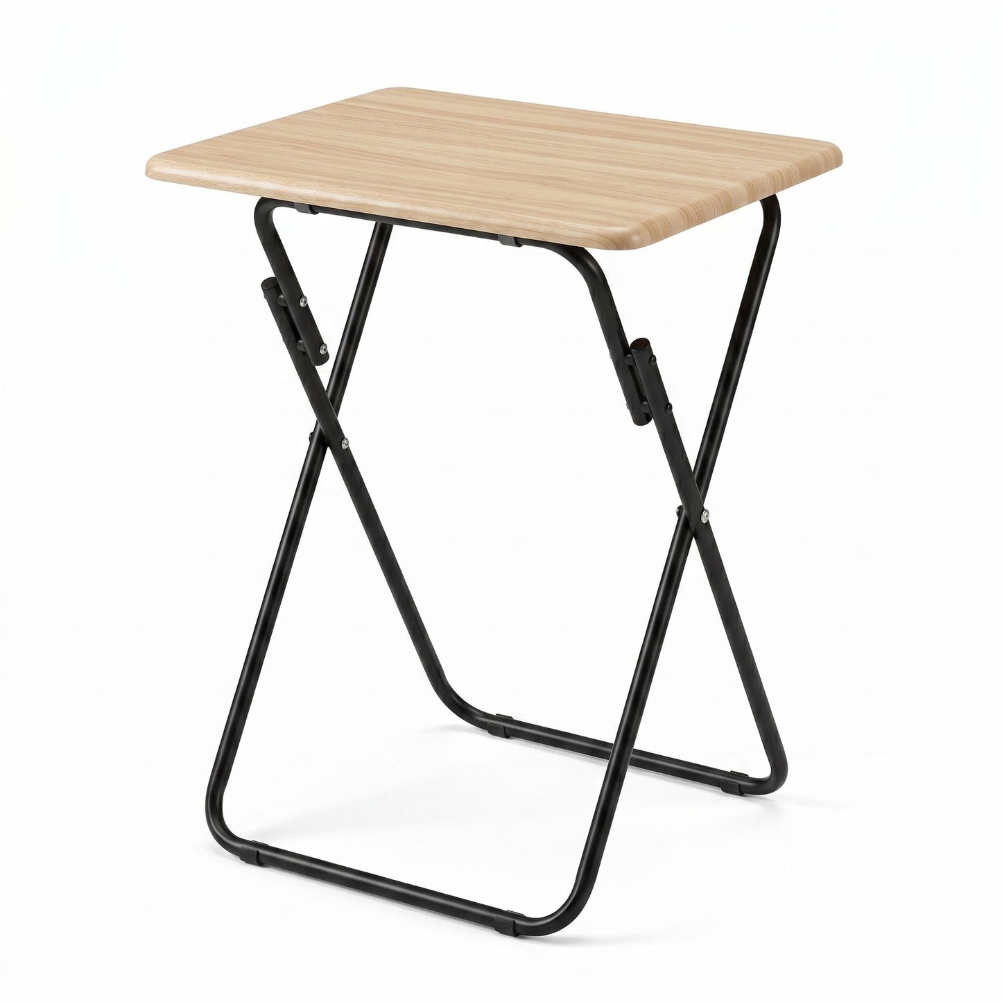 Modern Space-Saving Desk, MDF & Metal Frame - JOEY-NAT