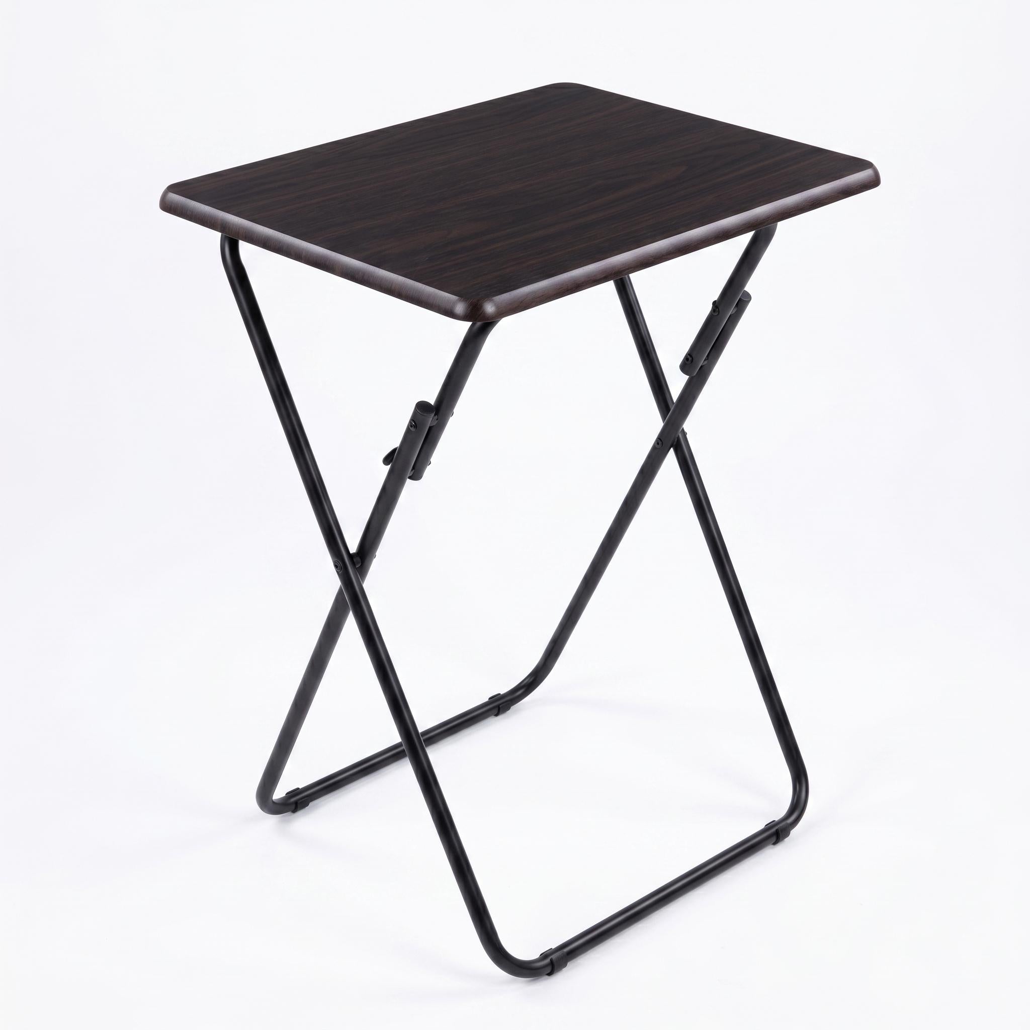 Modern Folding Desk, Walnut MDF & Metal - JOEY WAL