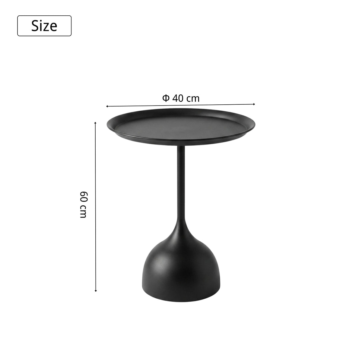 Modern Accent End Table, Sleek Design - JORIM