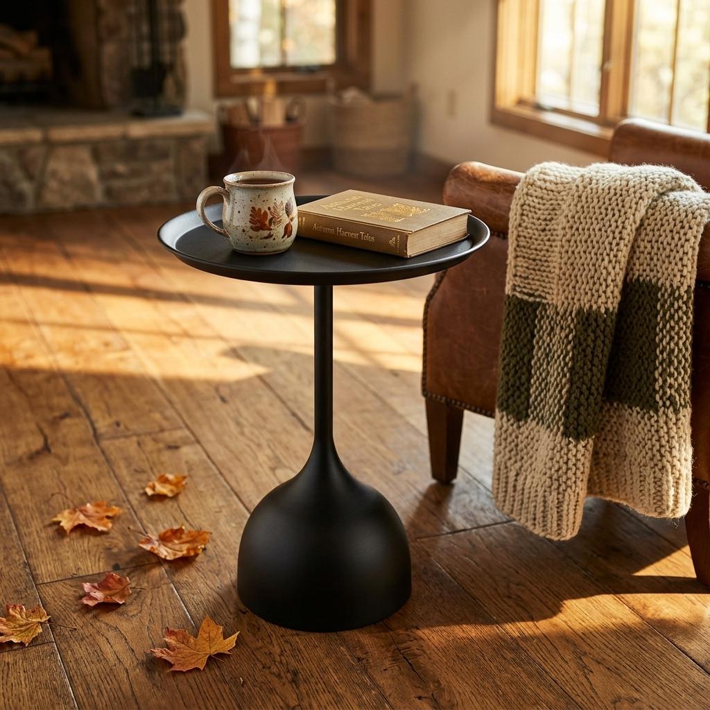 Modern Accent End Table, Sleek Design - JORIM