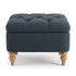 Modern Blue Upholstered Bench, Oak Legs – JULIPA BLUE