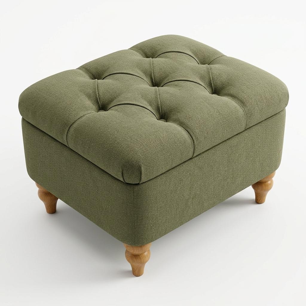 Modern Green Upholstered Bench - JULIPA GREEN