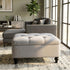 Modern Grey Upholstered Bench - JULIPA GREY