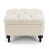 Modern Ivory Upholstered Bench - JULIPA IVORY
