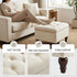 Modern Ivory Upholstered Bench - JULIPA IVORY