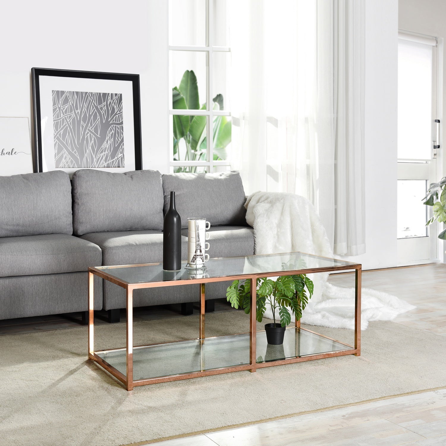 Justin Glass Coffee Table