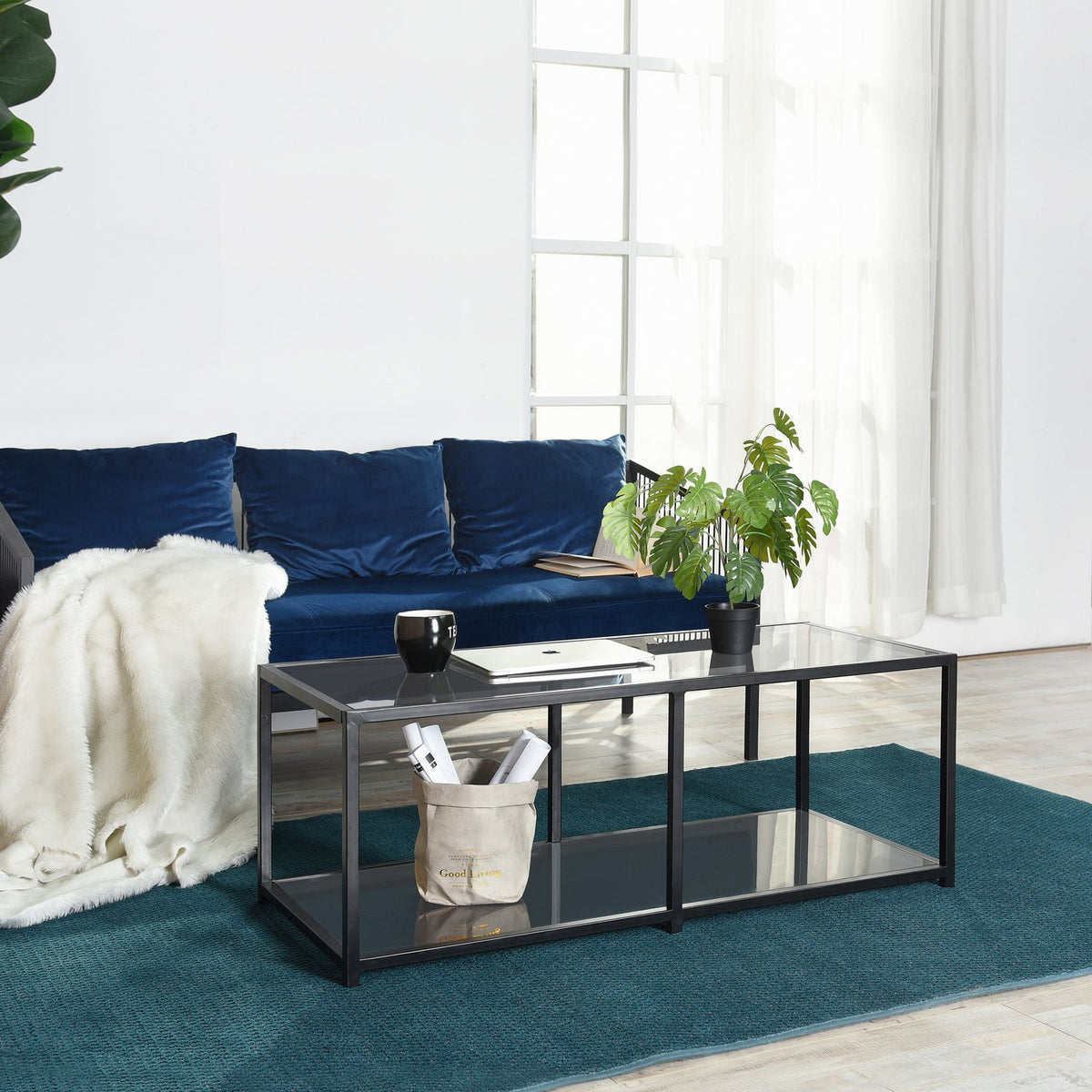 Justin Glass Coffee Table
