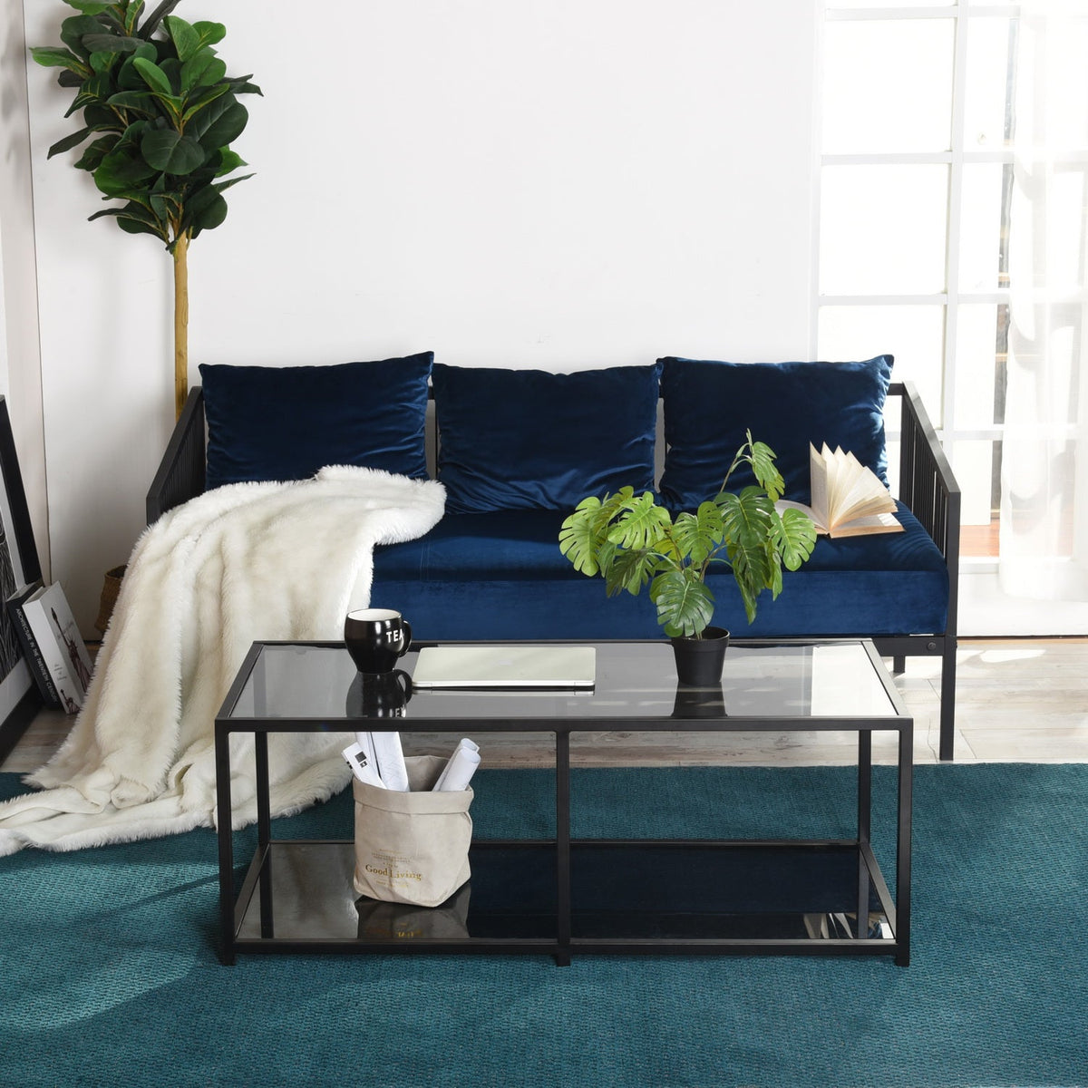 Justin Glass Coffee Table