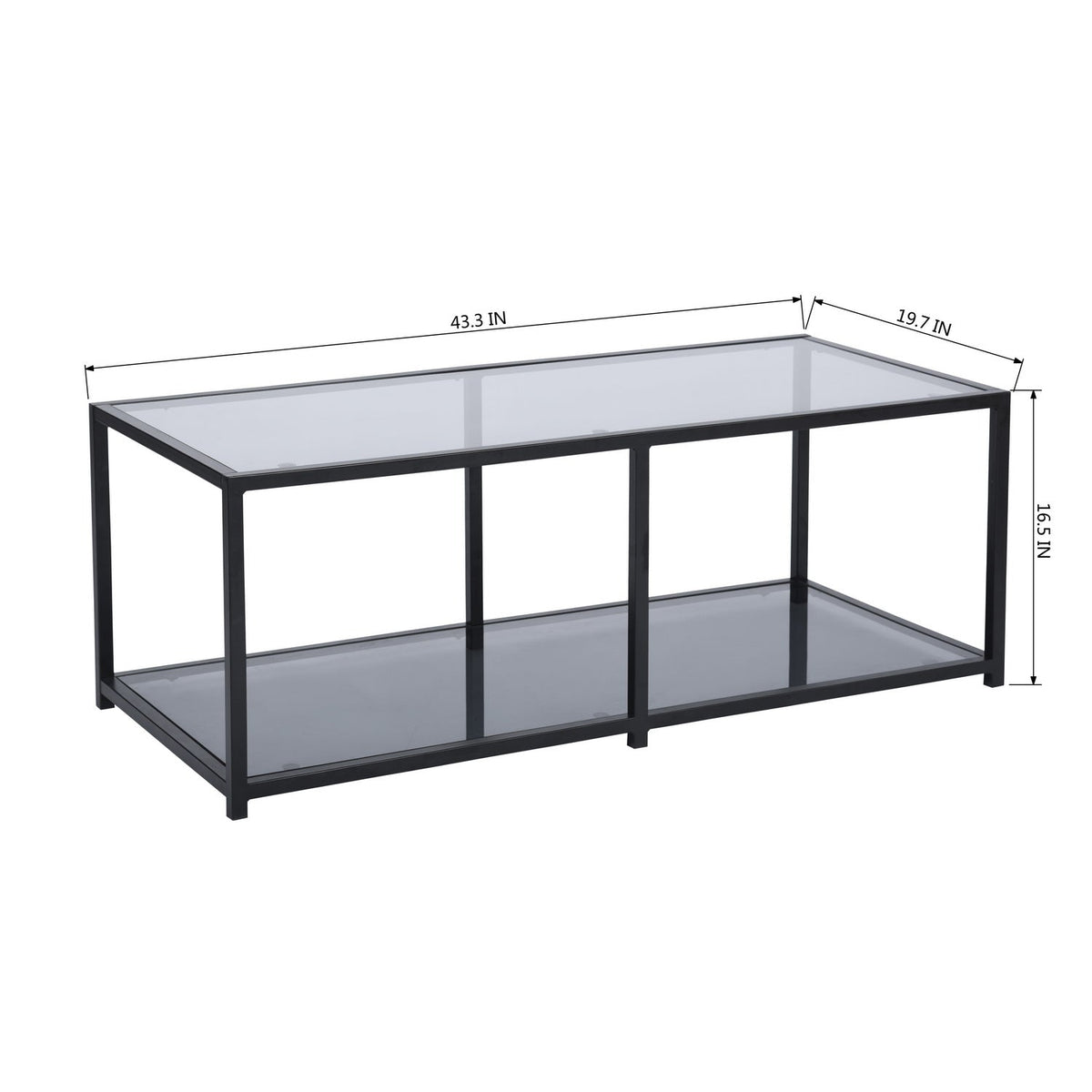 Justin Glass Coffee Table