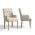 Modern Upholstered Dining, Rubber Wood Legs - JULIPA MAE Pair of Dining Chairs