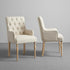 Modern Upholstered Dining, Rubber Wood Legs - JULIPA MAE Pair of Dining Chairs