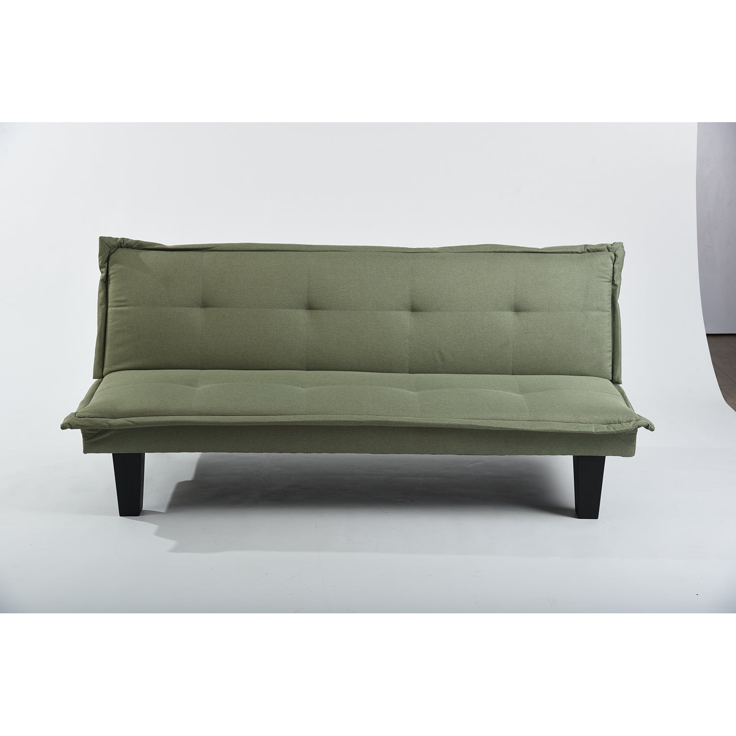 kald green - green sofa bed - upholstered compact seating or footrest