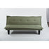 kald green - green sofa bed - upholstered compact seating or footrest