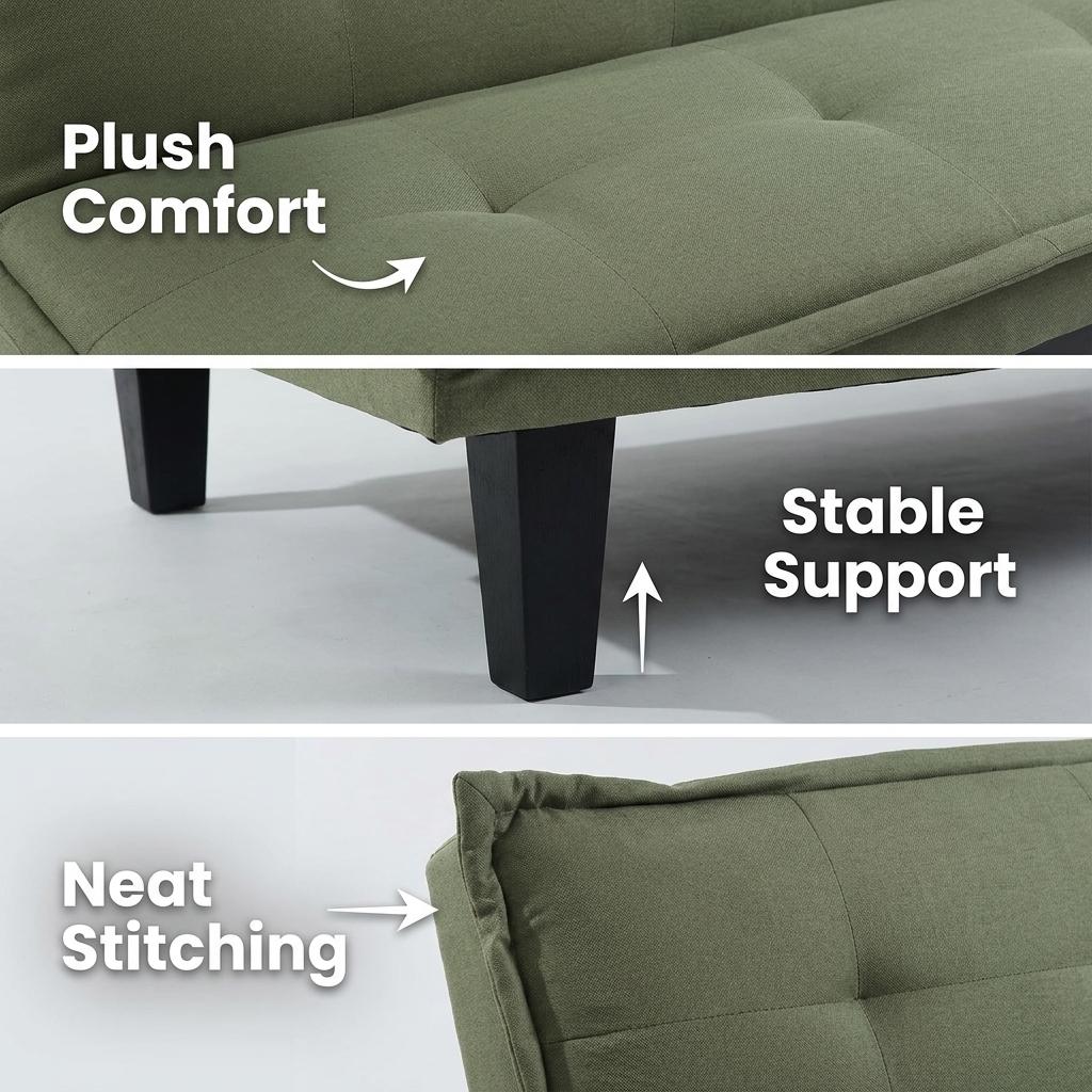 KALD GREEN – Green Sofa Bed