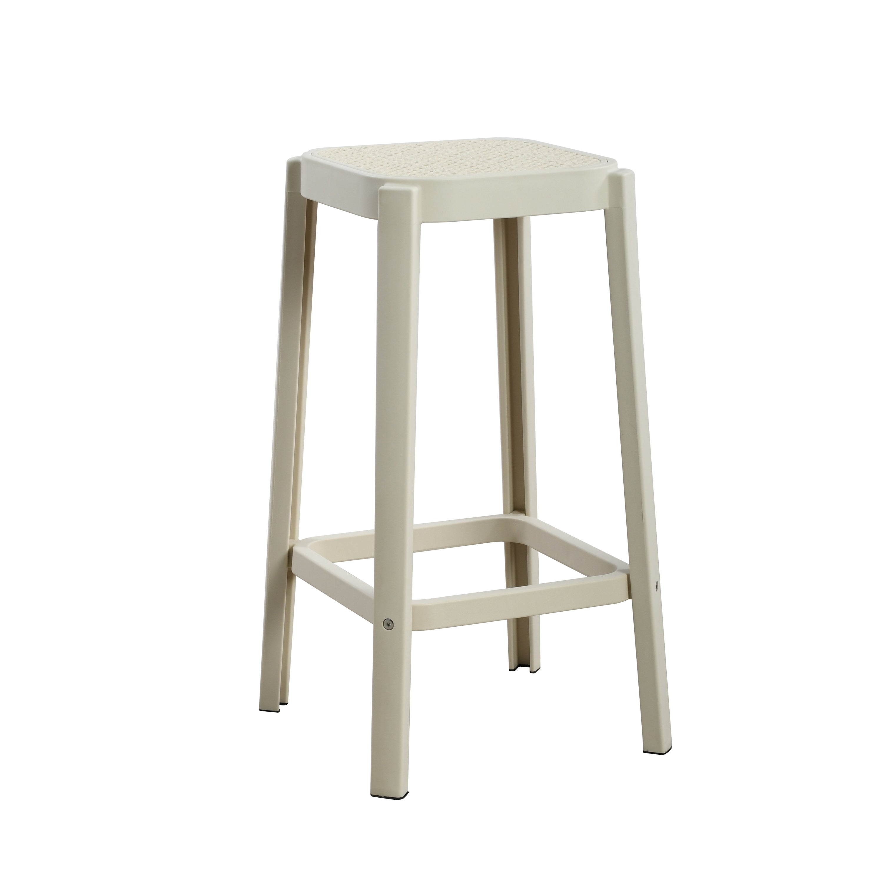 Modern Minimalist Barstool, Full PP Construction - KARI