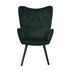 Modern Velvet Accent Chair, Green Fabric - KAS KD VELVET GREEN UKFR