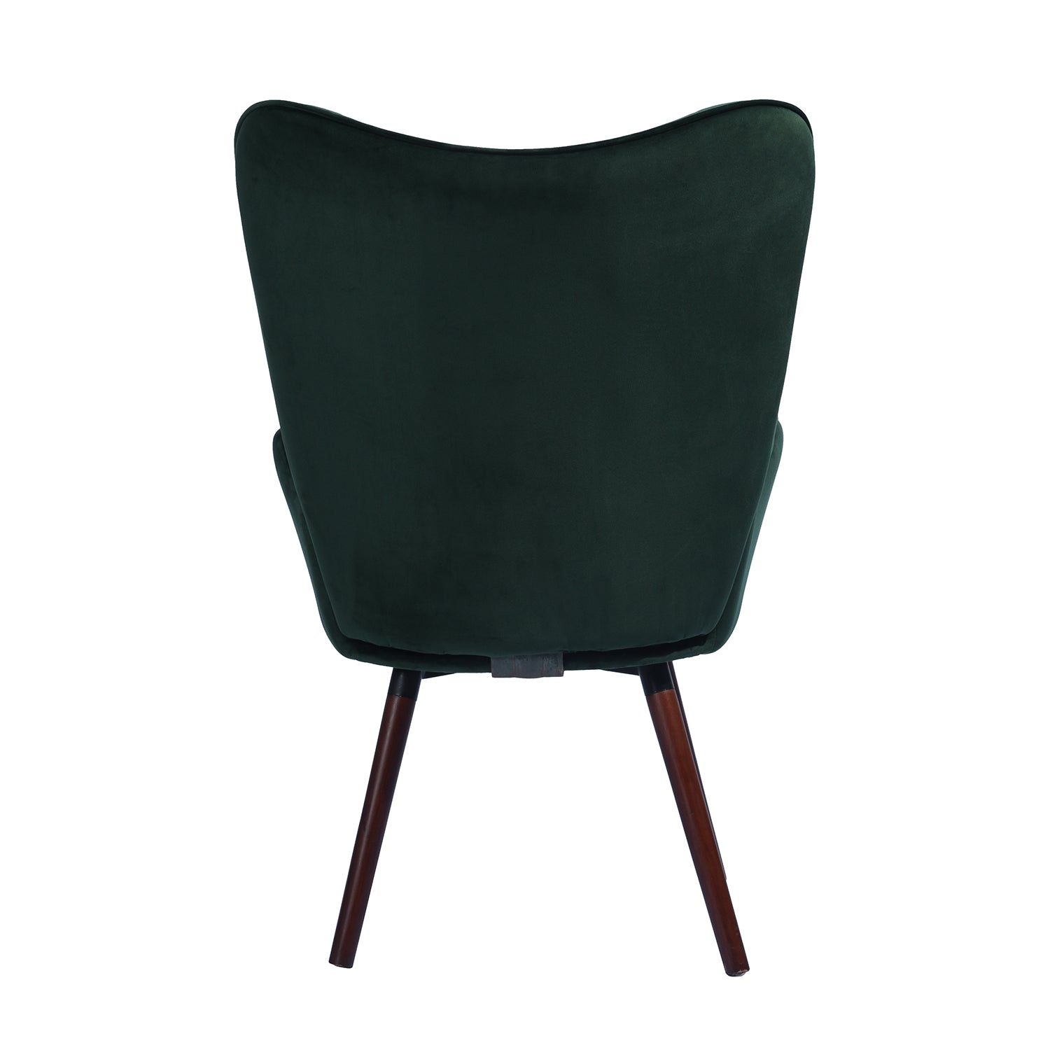 Modern Velvet Accent Chair, Green Fabric - KAS KD VELVET GREEN UKFR