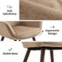 Modern Velvet Leisure Armchair – KAS KD VELVET TAUPE