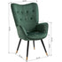 Kas Black Gold Leg Accent Chair