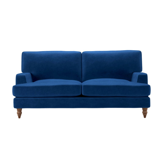 Modern Velvet Sofa, Wooden Frame - KATAR 2.5 SEAT