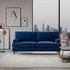 Modern Velvet Sofa, Wooden Frame - KATAR 2.5 SEAT