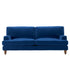 Modern Velvet Sofa, Wooden Frame - KATAR 3 SEAT