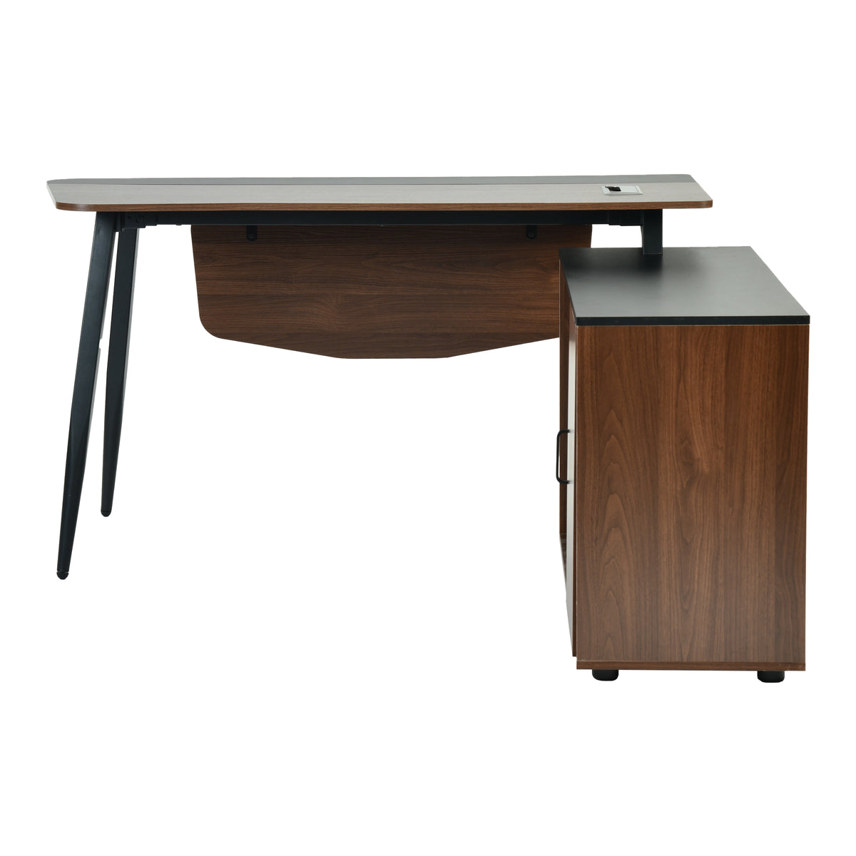 Modern Office Desk, Melamine Board & Iron Pipe - KELAR