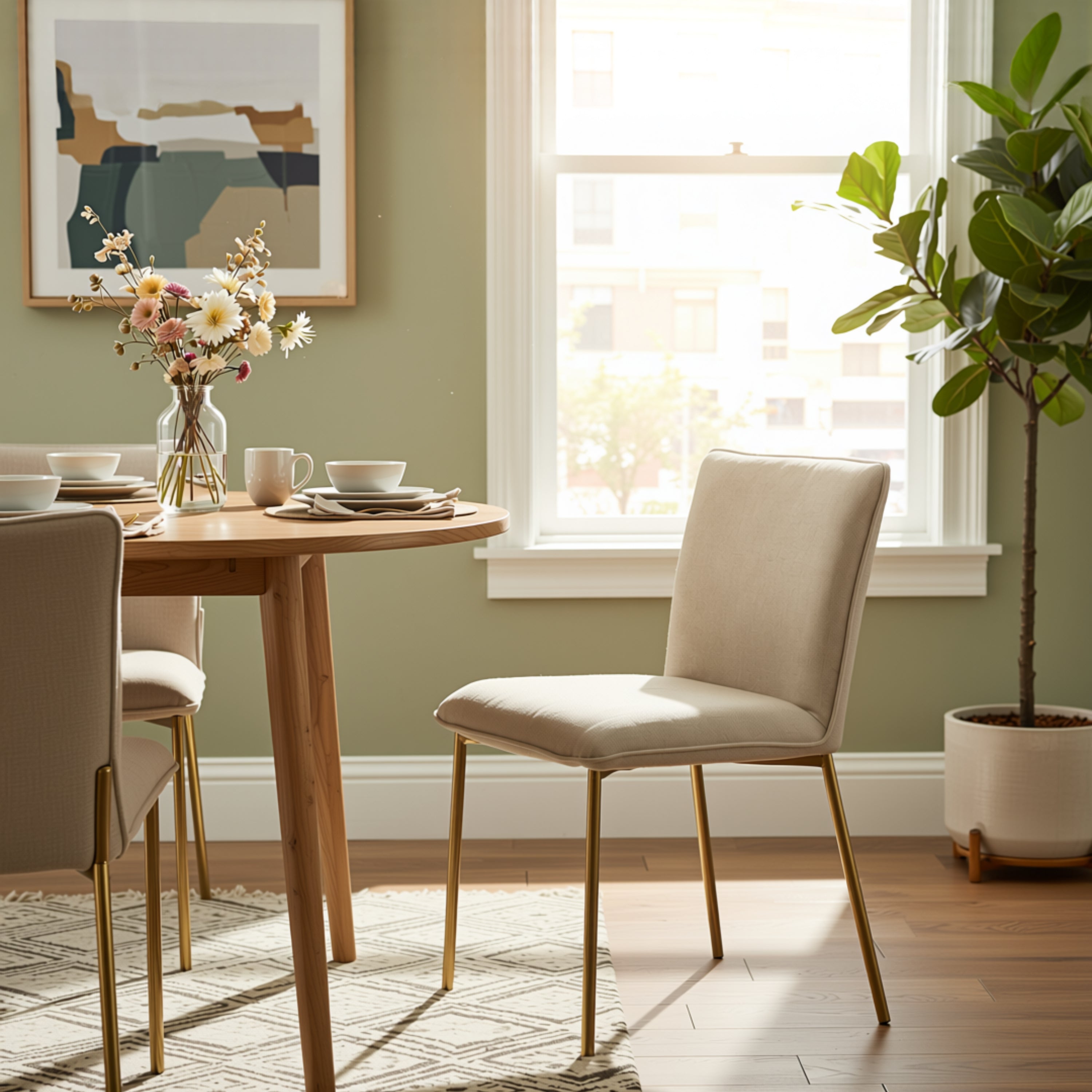 Modern Dining Accent Chair - KEMMY 1