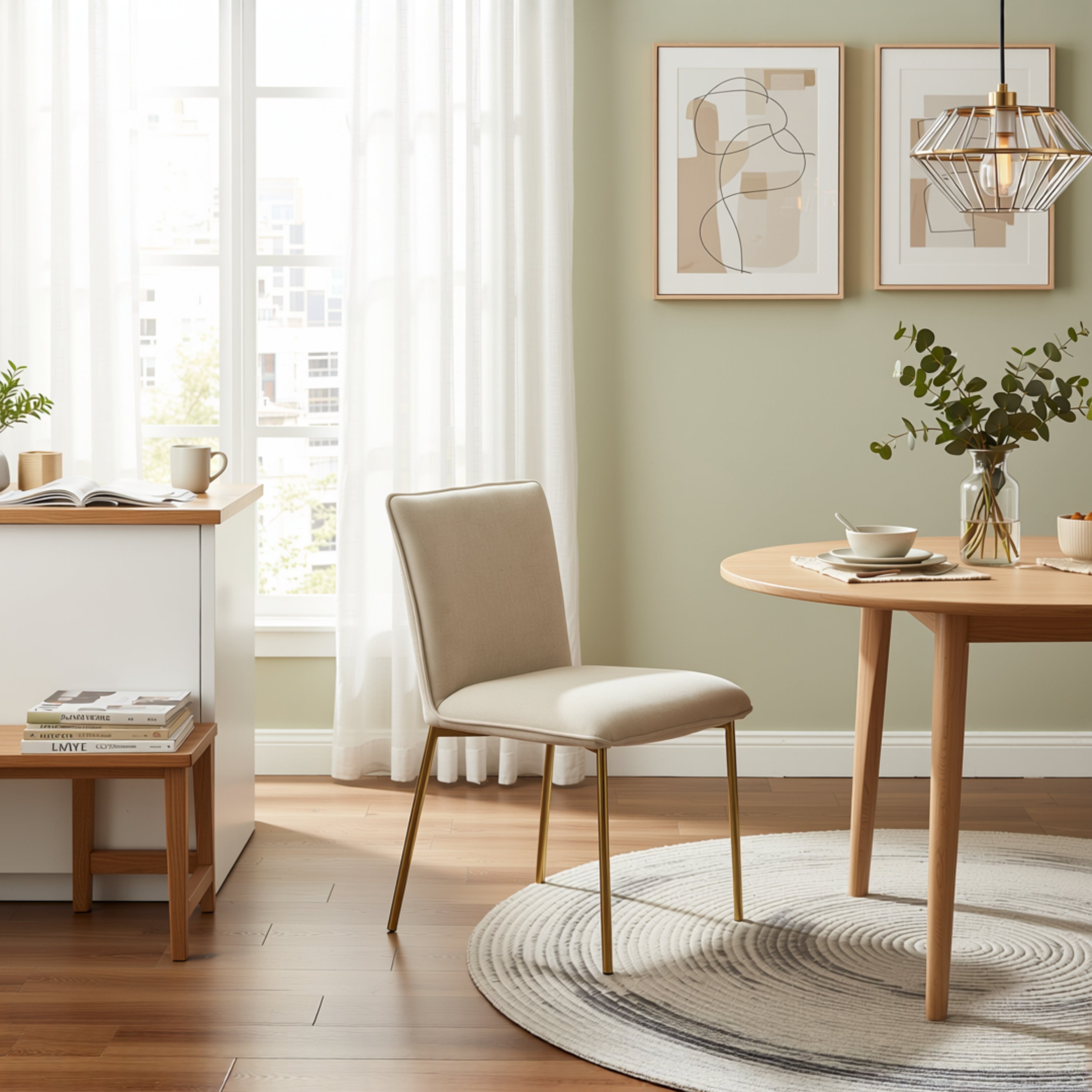 Modern Dining Accent Chair - KEMMY 1