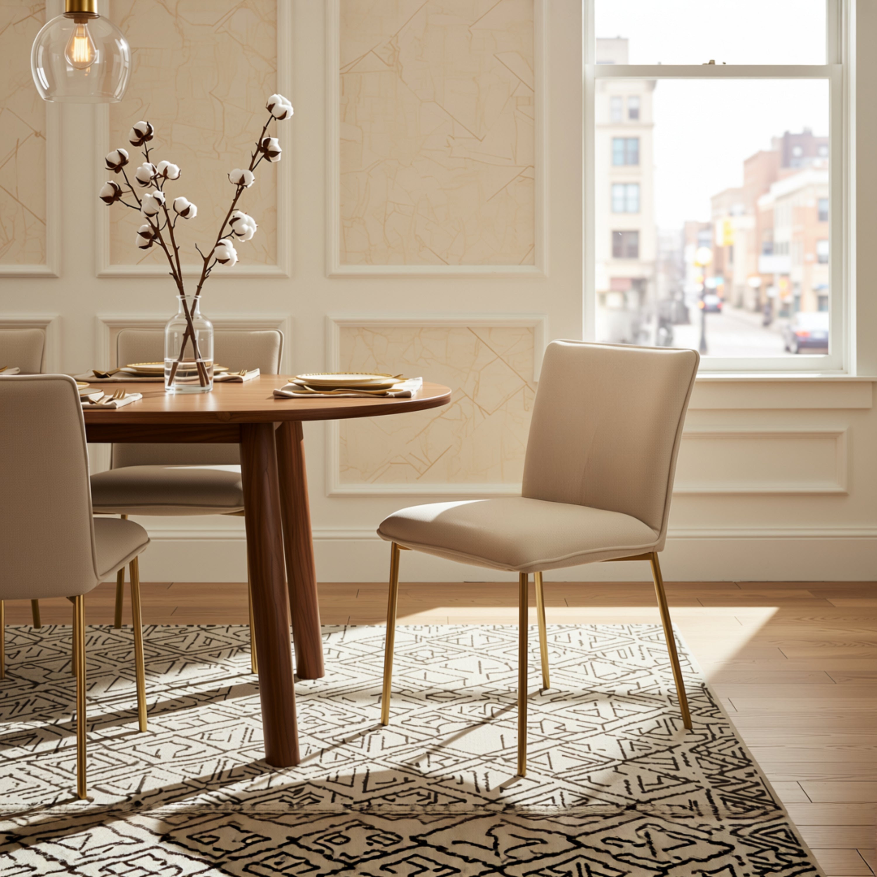 Modern Dining Accent Chair - KEMMY 1