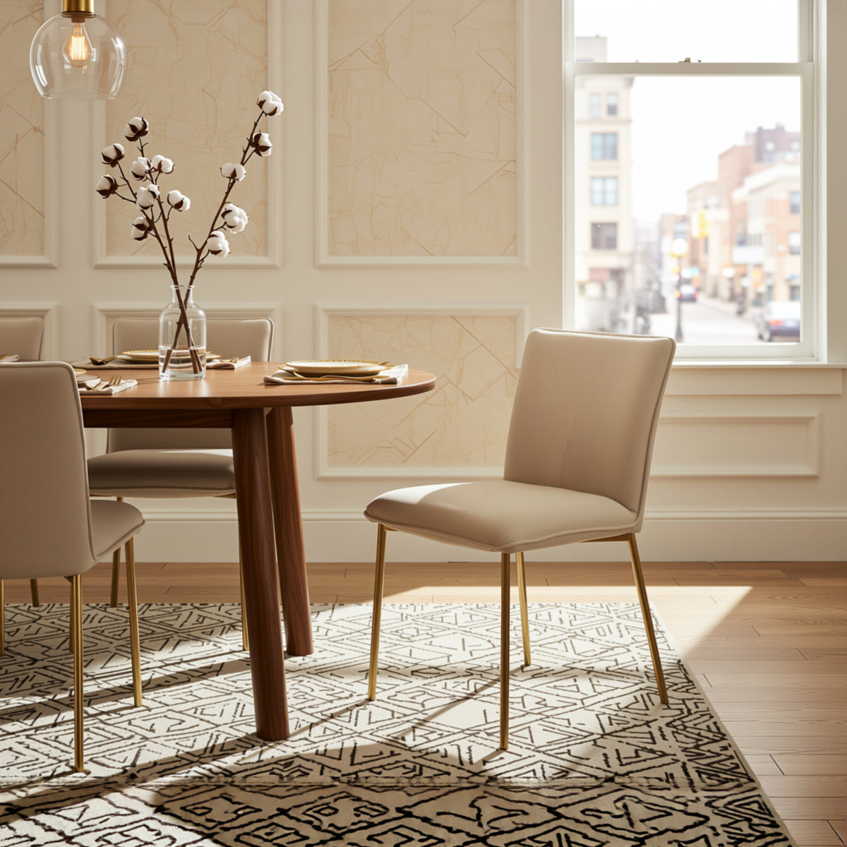Modern Dining Accent Chair - KEMMY 1