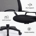 Modern Mesh Office Chair, Nylon Base - KITE 2