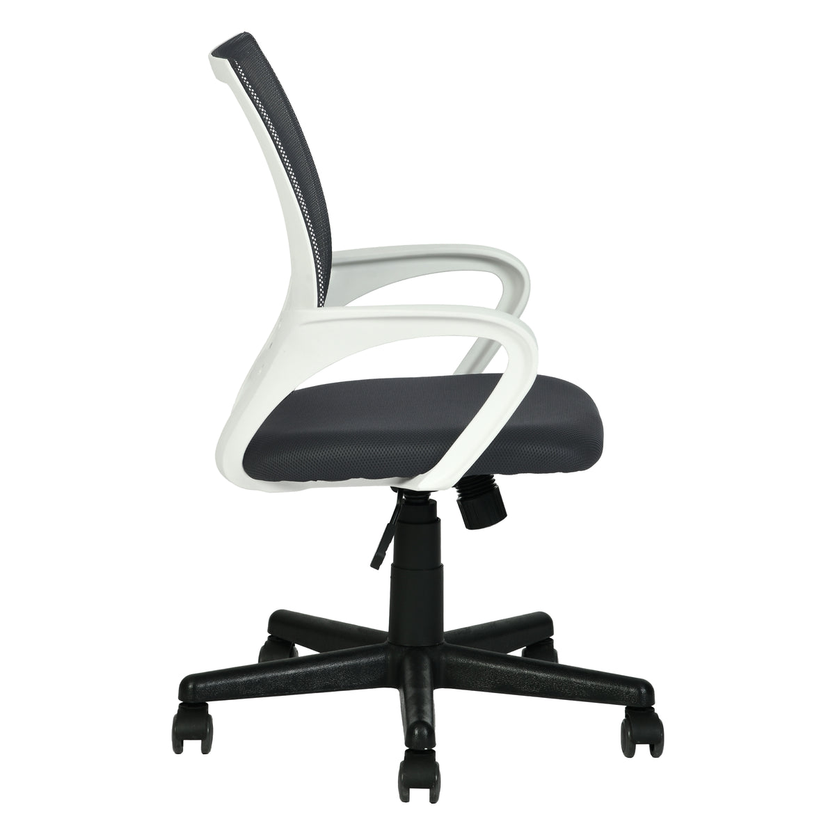 Modern Mesh Office Chair, Ergonomic Adjustable Seat - KITE BLACK W