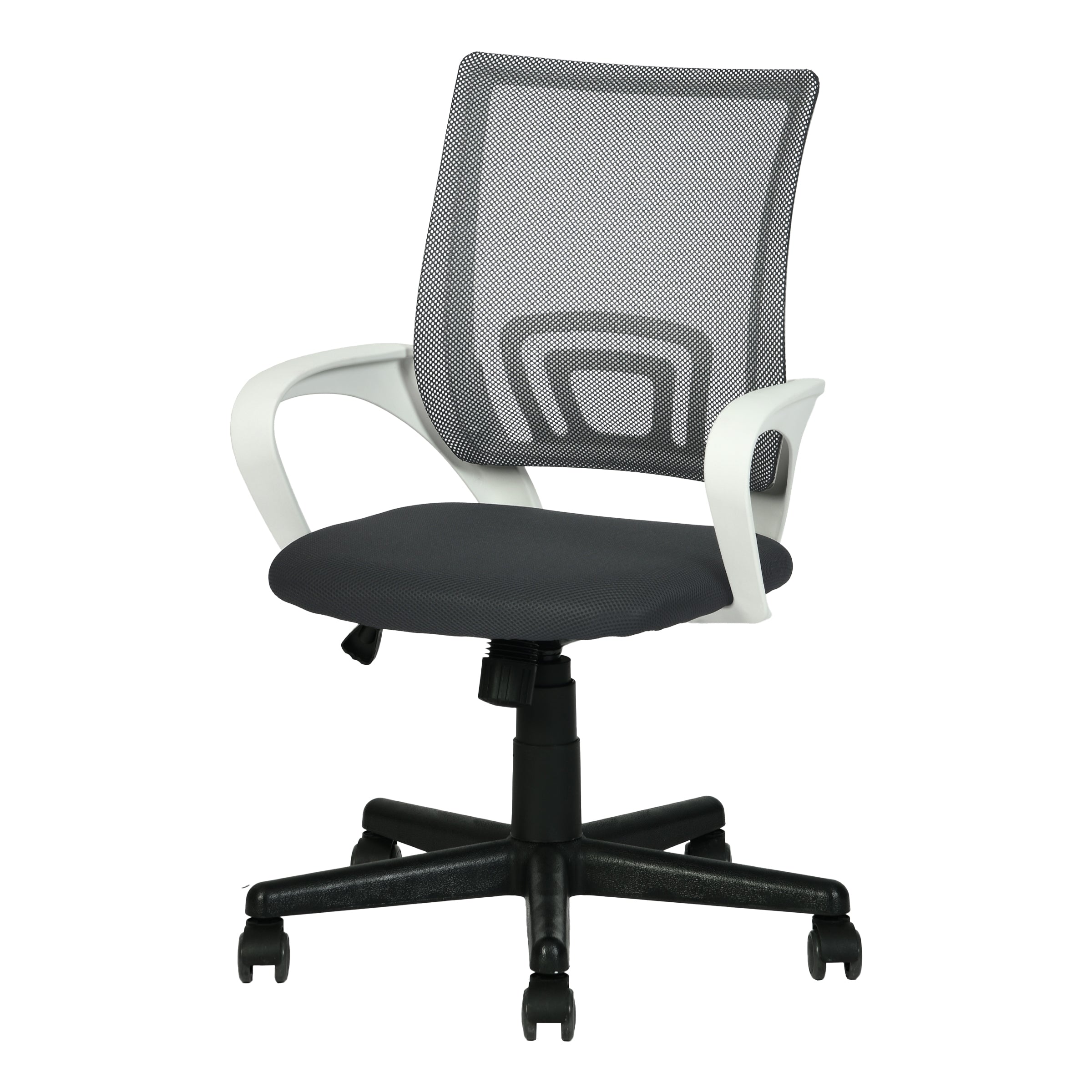 Modern Mesh Office Chair, Ergonomic Adjustable Seat - KITE BLACK W