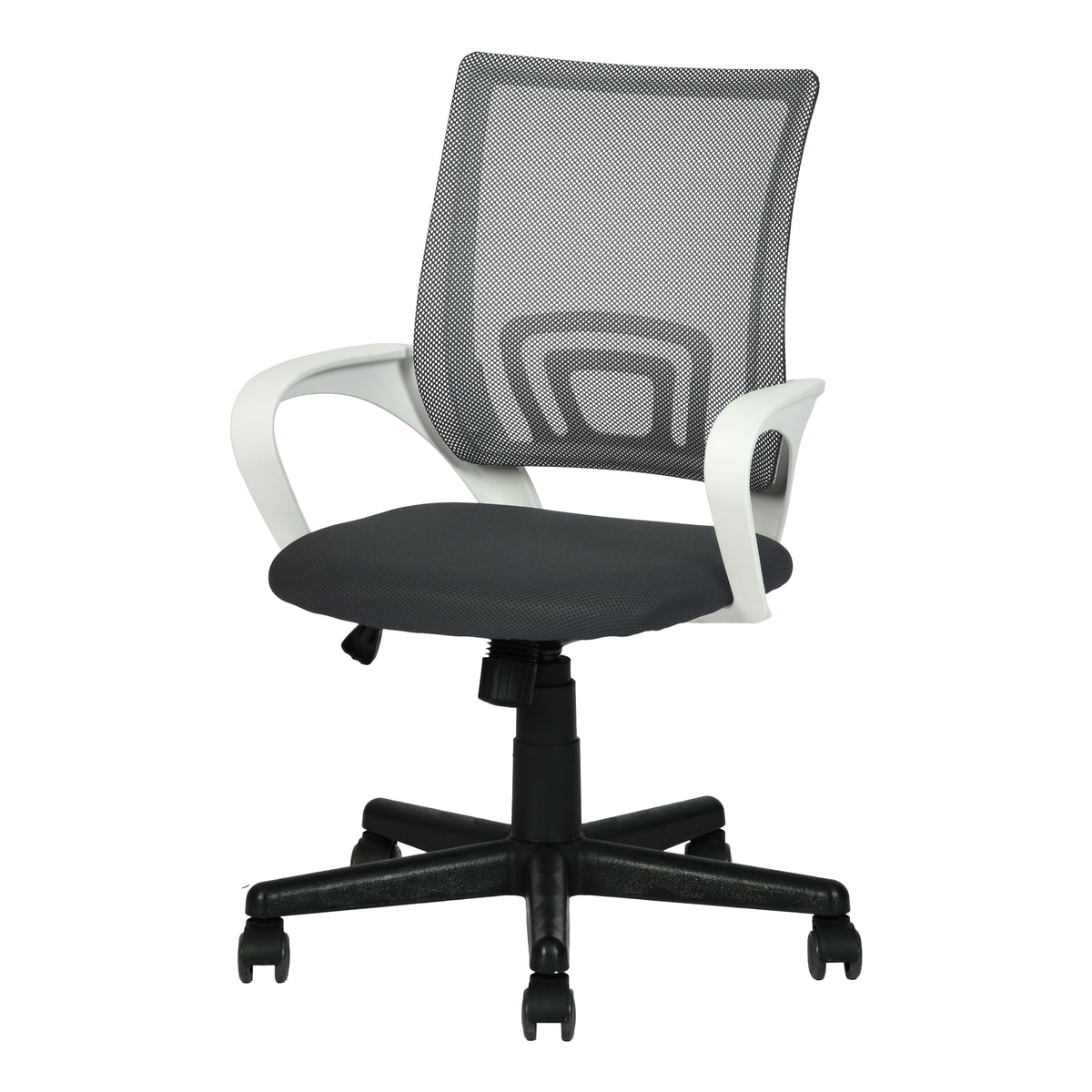Modern Mesh Office Chair, Ergonomic Adjustable Seat - KITE BLACK W