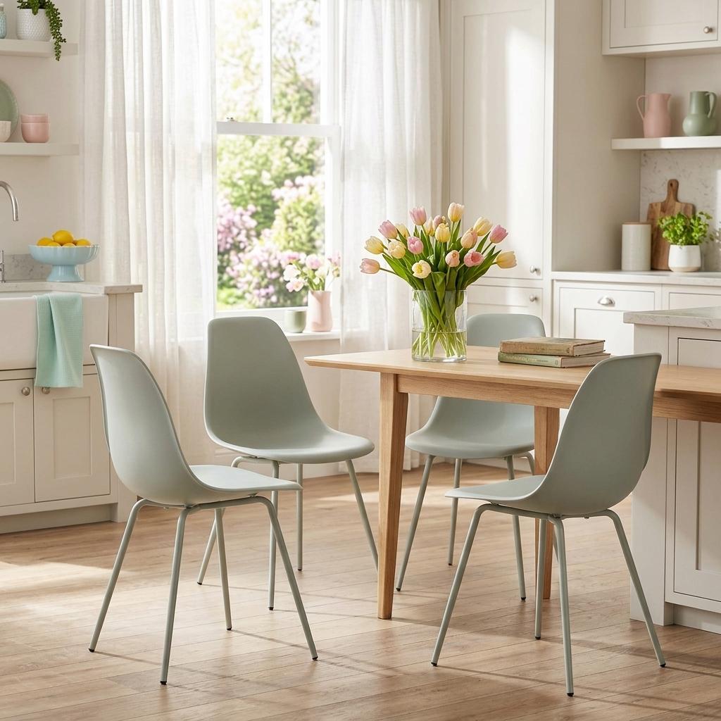 Modern Green Dining Chair Set – KONWIN CHAIR GREEN 4pc
