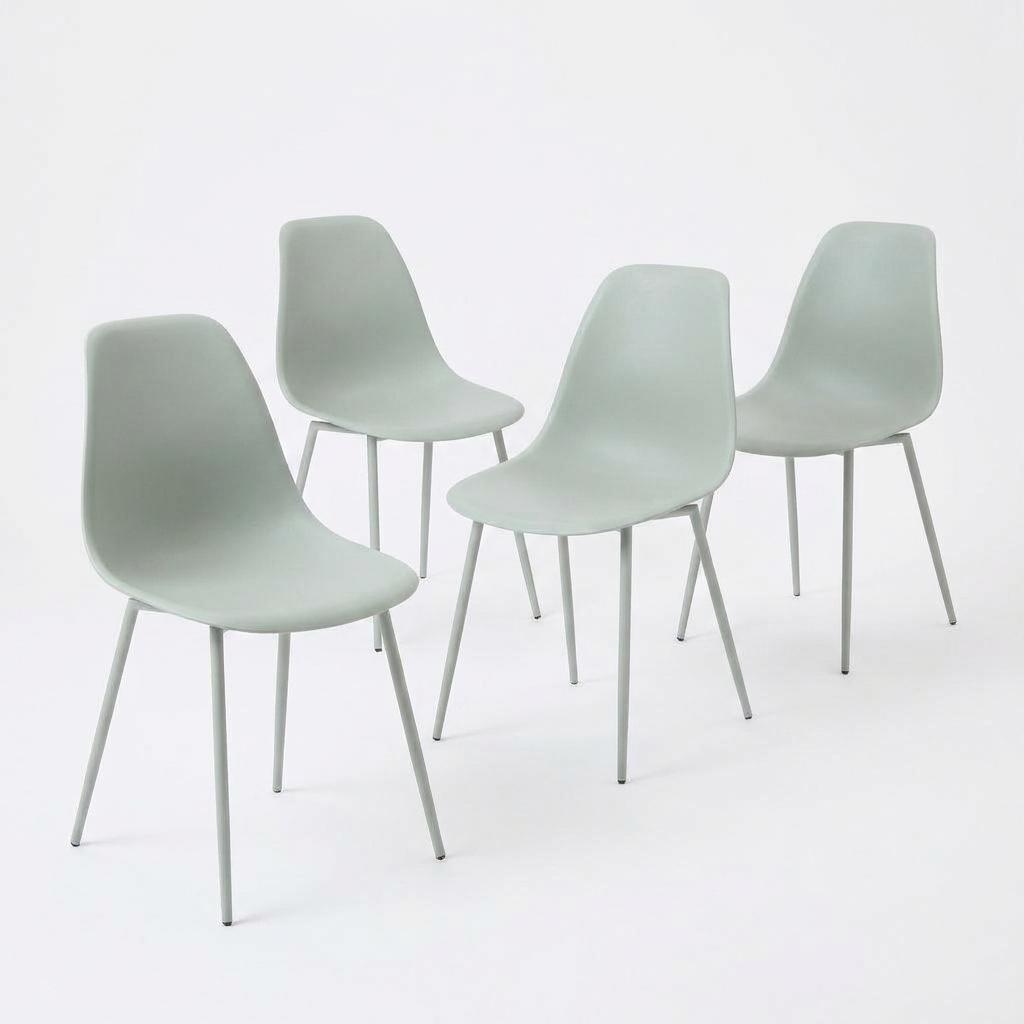 Modern Green Dining Chair Set – KONWIN CHAIR GREEN 4pc