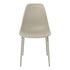 Modern Grey Dining Set, Metal Frame - KONWIN CHAIR GREY 4pc